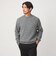 【WEB限定】JUST fit ミドルゲージ モックネック ニット
