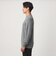 【WEB限定】JUST fit ミドルゲージ モックネック ニット