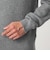 【WEB限定】JUST fit ミドルゲージ モックネック ニット