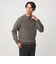 【WEB限定】JUST fit ミドルゲージ モックネック ニット