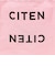 ＜CITEN＞ロゴ ステートメント プリントバッグ
