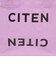 ＜CITEN＞ロゴ ステートメント バッグ S