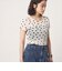 ＜CITEN＞シアードットキャップスリーブトップ