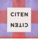 ＜CITEN＞フラットポーチブロックチェック