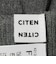 ＜CITEN＞バイカラータートルニット