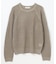 ラメニットメッシュプルオーバー