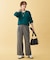 【LEE掲載/6サイズ展開/裏起毛/ウエストゴム】ウォームワイドパンツ
