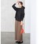 【LEE掲載/6サイズ展開/裏起毛/ウエストゴム】ウォームワイドパンツ