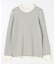 【6色展開】フリルネックニット