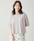 【Sサイズあり】オーガニックコットンスムース5分袖Tシャツ