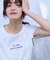 ANYファンクションワイドフレンチスリーブTシャツ