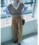 チノライクタックバレルパンツ