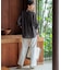 【CLASSY.2月号掲載/洗える】TRストレッチギャバ ワイドパンツ