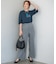 【CLASSY.2月号掲載/洗える】TRストレッチギャバ ワイドパンツ