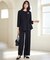 【VERY・CLASSY.・LEE掲載/セットアップ対応】トリアセダブルジョーゼット フルレングス パンツ