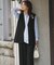 【VERY・CLASSY.・LEE掲載/セットアップ対応】トリアセダブルジョーゼット フルレングス パンツ