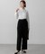 【VERY・CLASSY.・LEE掲載/セットアップ対応】トリアセダブルジョーゼット フルレングス パンツ