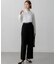 【VERY・CLASSY.・LEE掲載/セットアップ対応】トリアセダブルジョーゼット フルレングス パンツ