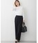【VERY・CLASSY.・LEE掲載/セットアップ対応】トリアセダブルジョーゼット フルレングス パンツ