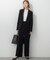 【VERY・CLASSY.・LEE掲載/セットアップ対応】トリアセダブルジョーゼット フルレングス パンツ