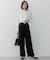 【VERY・CLASSY.・LEE掲載/セットアップ対応】トリアセダブルジョーゼット フルレングス パンツ