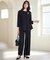 【VERY・CLASSY.・LEE掲載/セットアップ対応】トリアセダブルジョーゼット フルレングス パンツ