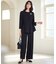 【VERY・CLASSY.・LEE掲載/セットアップ対応】トリアセダブルジョーゼット フルレングス パンツ