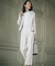 【VERY・CLASSY.・LEE掲載/セットアップ対応】トリアセダブルジョーゼット フルレングス パンツ