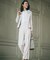 【VERY・CLASSY.・LEE掲載/セットアップ対応】トリアセダブルジョーゼット フルレングス パンツ
