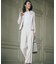 【VERY・CLASSY.・LEE掲載/セットアップ対応】トリアセダブルジョーゼット フルレングス パンツ