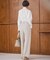 【VERY・CLASSY.・LEE掲載/セットアップ対応】トリアセダブルジョーゼット フルレングス パンツ