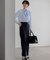 【VERY・CLASSY.・LEE掲載/セットアップ対応】トリアセダブルジョーゼット フルレングス パンツ