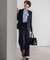 【VERY・CLASSY.・LEE掲載/セットアップ対応】トリアセダブルジョーゼット フルレングス パンツ