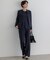 【VERY・CLASSY.・LEE掲載/セットアップ対応】トリアセダブルジョーゼット フルレングス パンツ