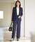 【VERY・CLASSY.・LEE掲載/セットアップ対応】トリアセダブルジョーゼット フルレングス パンツ