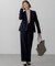 【VERY・CLASSY.・LEE掲載/セットアップ対応】トリアセダブルジョーゼット フルレングス パンツ