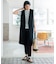 【洗える】リネンレーヨンストレッチ テーパードパンツ