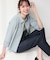 【洗える】23区DENIM ボーイズテーパード パンツ