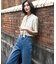 【見上愛さん・滝沢眞規子さん着用/VERY・Oggi掲載】23区DENIM ストレッチ ワイドパンツ