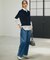 【見上愛さん・滝沢眞規子さん着用/VERY・Oggi掲載】23区DENIM ストレッチ ワイドパンツ