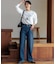 【見上愛さん・滝沢眞規子さん着用/VERY・Oggi掲載】23区DENIM ストレッチ ワイドパンツ