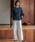 【CLASSY.11月号掲載/洗える】ドライ2WAYストレッチ ワイドパンツ