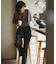 【CLASSY.11月号掲載/洗える】ドライ2WAYストレッチ ワイドパンツ
