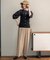 【CLASSY.11月号掲載/洗える】ドライ2WAYストレッチ ワイドパンツ