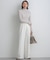 【Oggi1月号/CLASSY.11月号掲載】スムージーコットン タートルネック ニット