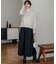 【Oggi1月号/CLASSY.11月号掲載】スムージーコットン タートルネック ニット