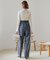 【Oggi1月号/CLASSY.11月号掲載】ウーステッドウール リブタートルネック ニット