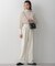 【Oggi1月号/CLASSY.11月号掲載】ウーステッドウール リブタートルネック ニット