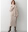 【Oggi1月号/CLASSY.11月号掲載】ウーステッドウール リブタートルネック ニット