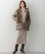 【Oggi1月号/CLASSY.11月号掲載】ウーステッドウール リブタートルネック ニット